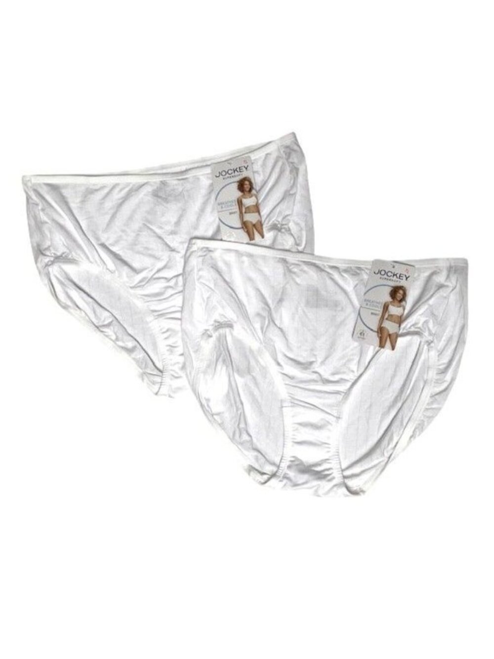 Jockey Supersoft Breathe 2-Pack Brief Panties 7/L